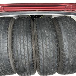 Set of 4 Tires, 215/70/16, 3 Tires 8/32 And 1 at 5/32