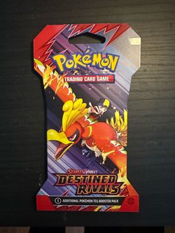 Pokémon Destined Rivals Booster Pack/Cardboard Sleeve