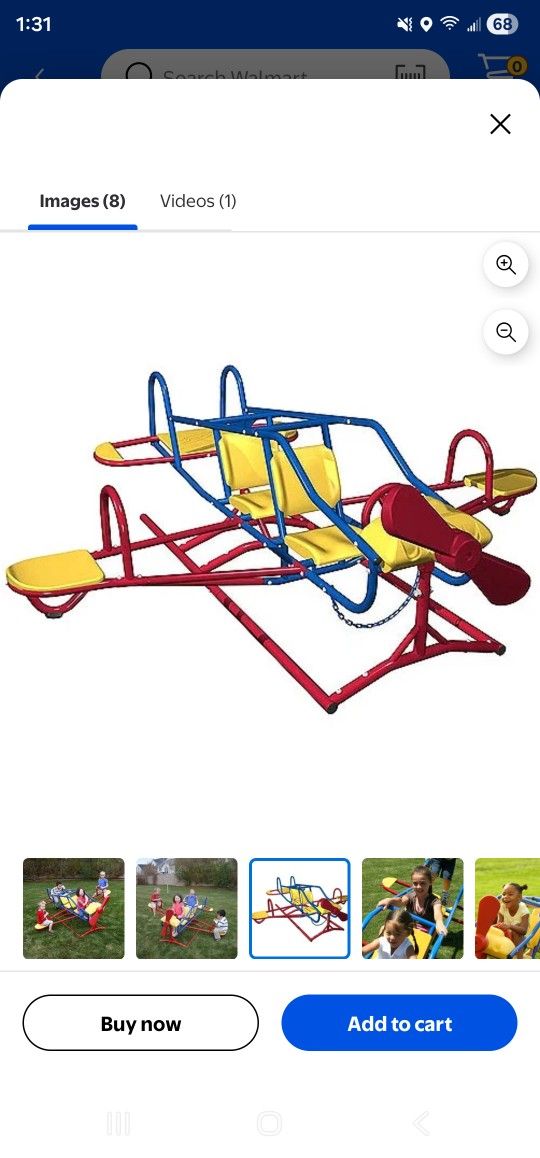 Airplane Teeter Tooter