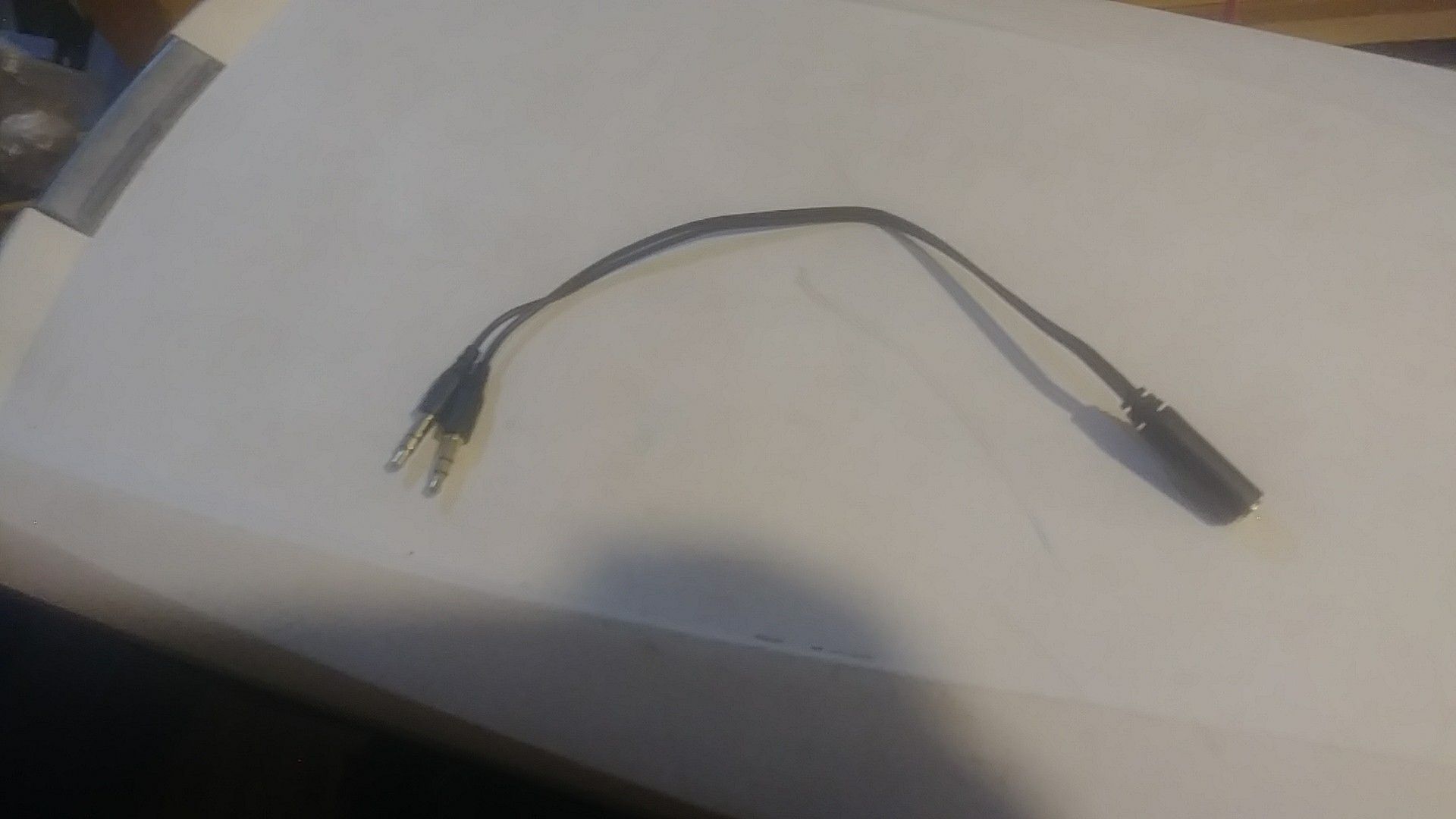 Pc head set adapter