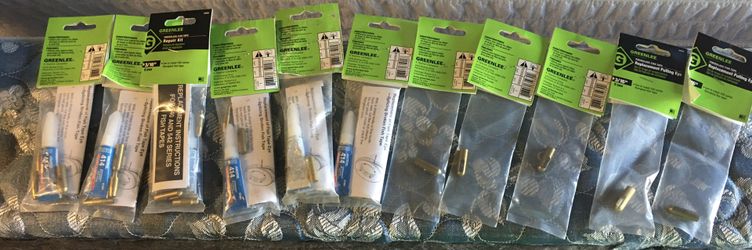 Greenlee fiberglass snake repair kits lot