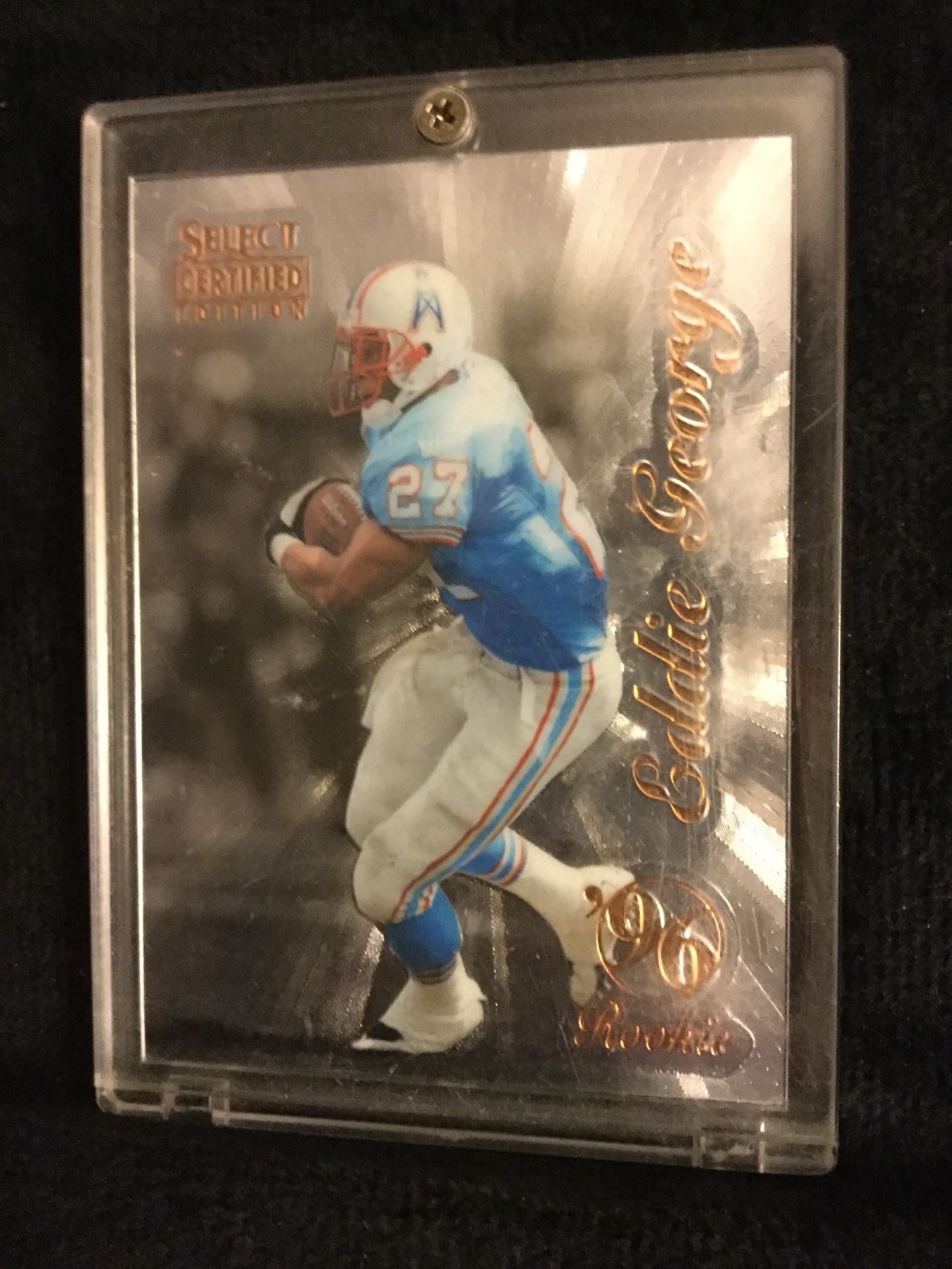 Eddie George Rookie Card Select Certified Edition 1996 #100