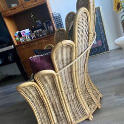 Wicker antique chair 