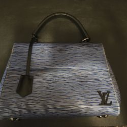  Authentic Louis Vuitton Denim Epi Cluny MM $2340 Obo 