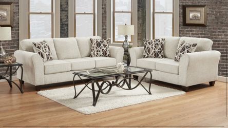 Bita Cream Colored Sofa and loveseat!