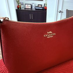 Coach Red Shoulder Bag 