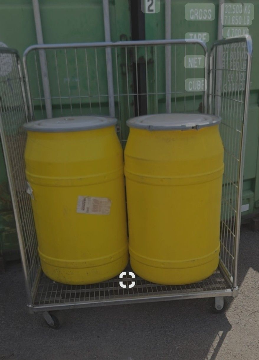 Eagle 55 Gallon Plastic Drum w/ Metal Locking Ring