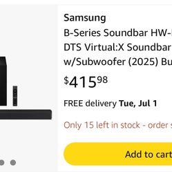 Samsung Soundbar B630F