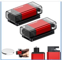 Pack of 2, Car Window Breaker Seatbelt Cutter, 2-in-1 Car Emergency Tool, Underwater Glass Breaker for Traffic Accidents and Family Rescue - Red