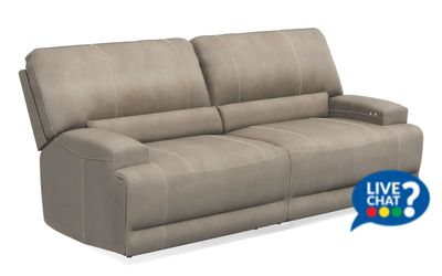 Warrendale Beige Power Reclining Sofa
