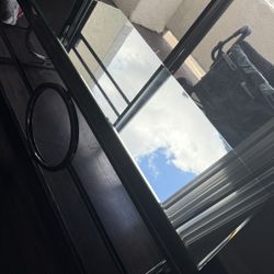 Glass Silver Coffee Table 