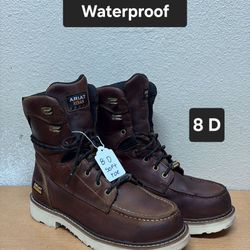 Ariat Work Boots Sz 8 D SOFT MOC TOE