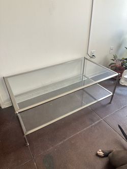 Glass coffee table for sale