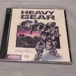 Heavy Gear Activision 3-D Combat Simulator 2 Disk CD-Rom PC Game 1997