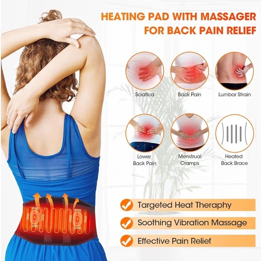 Heating Pad Massaging Belt