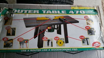 Wolfcraft router table on sale 470