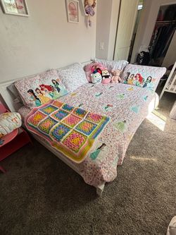 Double Bed frame and mattress