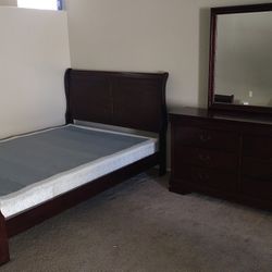 Bed Frame And Dresser