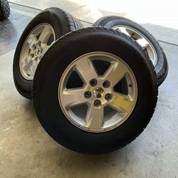 Four Jeep Wheels And tires