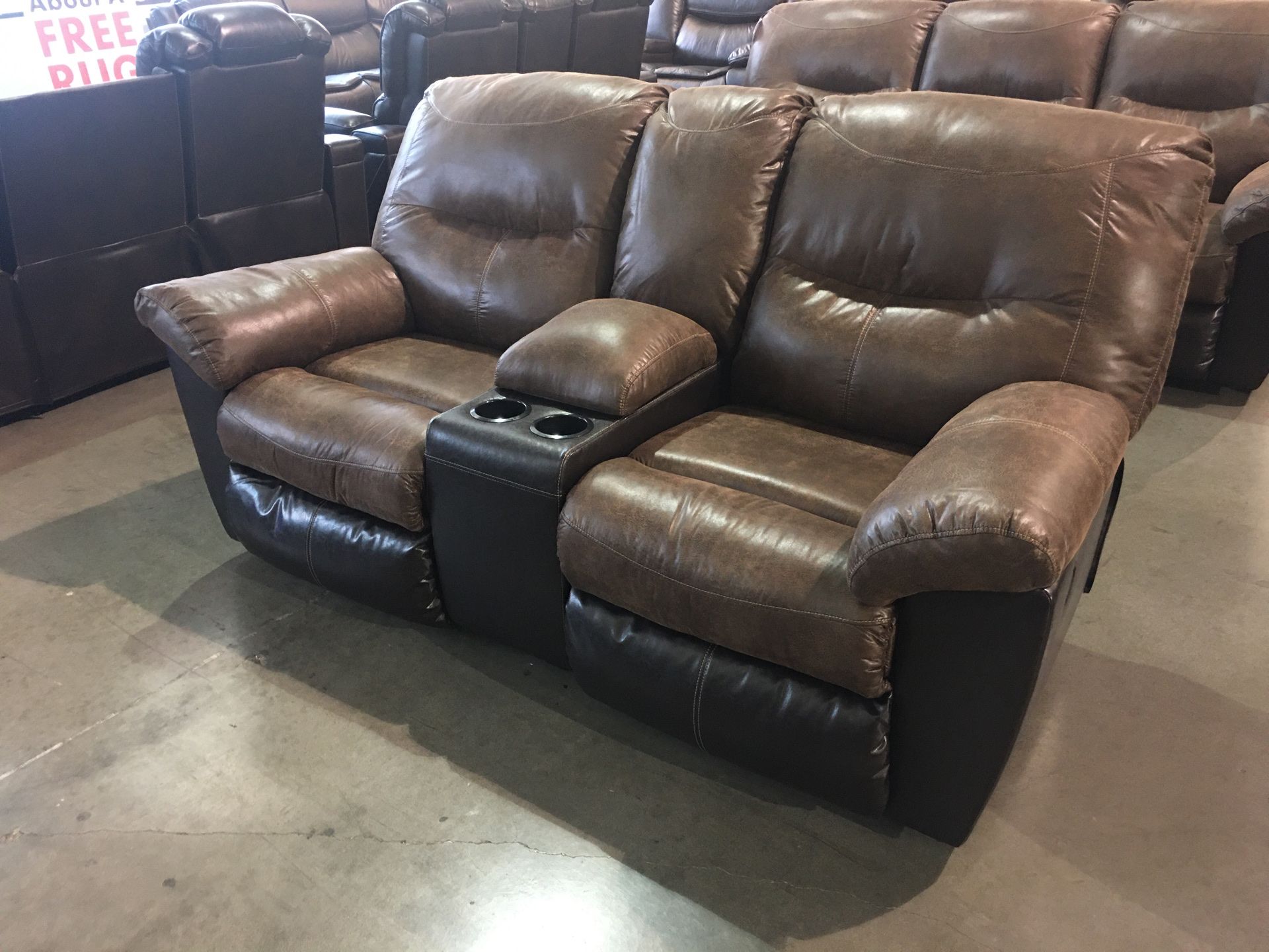 2Pc Reclining Sofa and Loveseat Set Sale