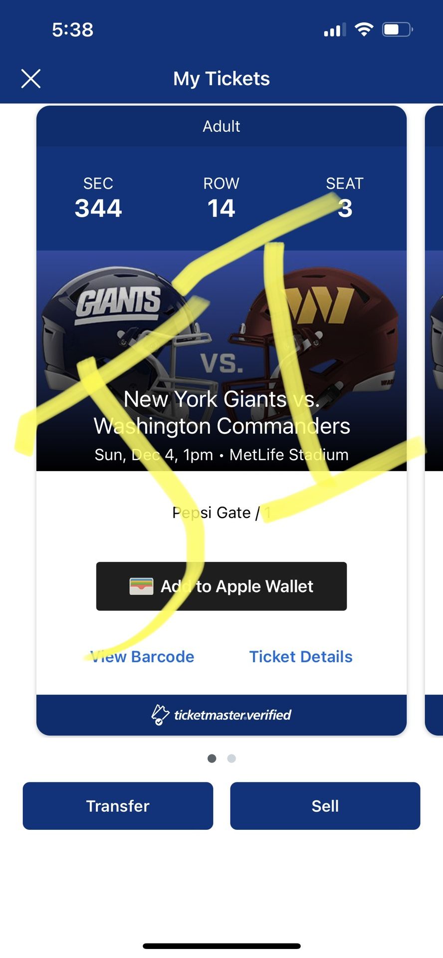 Giants Vs Commanders