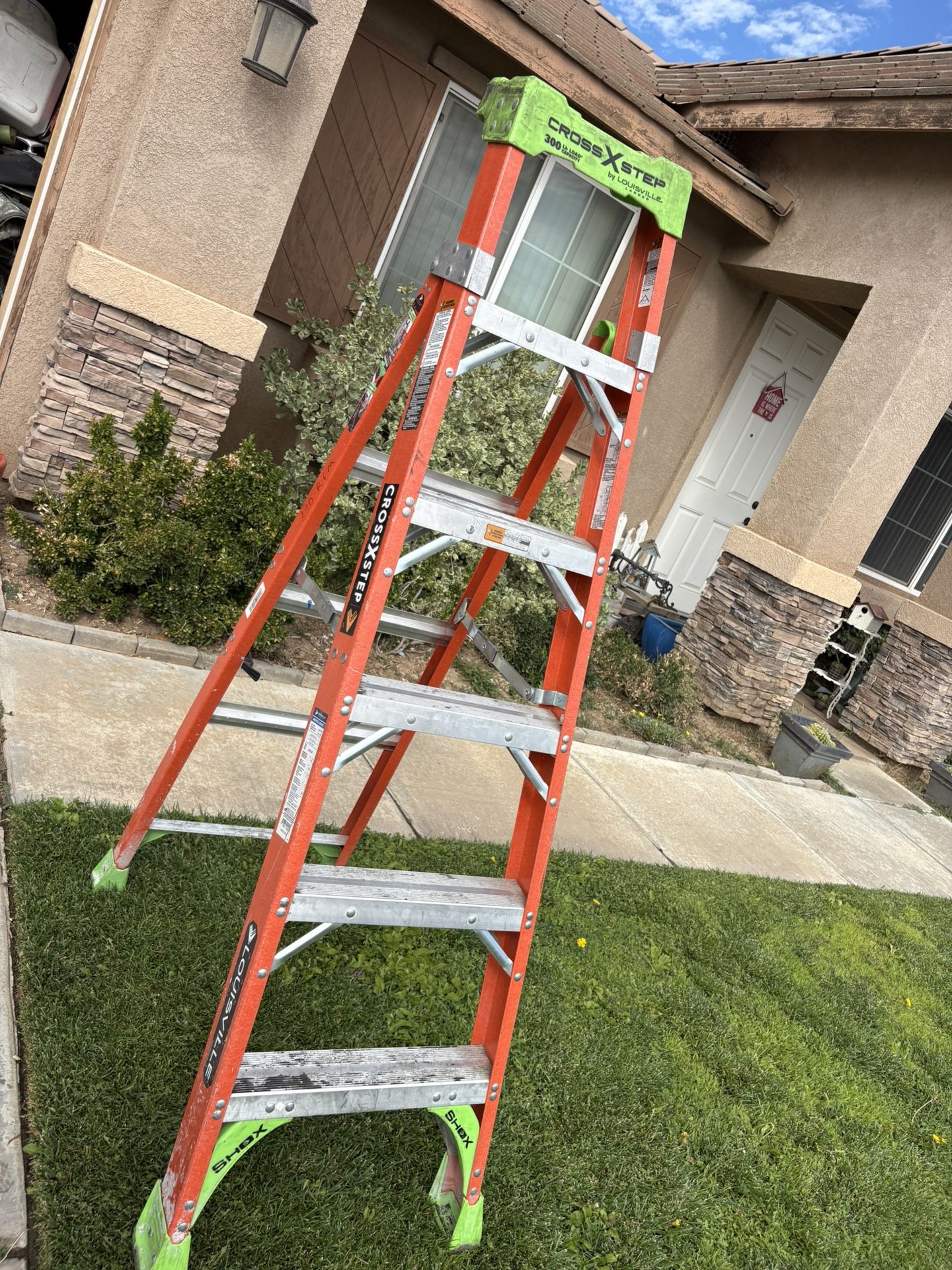 Cross X Step 6Ft Ladder Heavy Duty (Hesperia Ca )