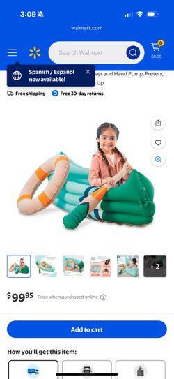 Inflatable Canoe Playset