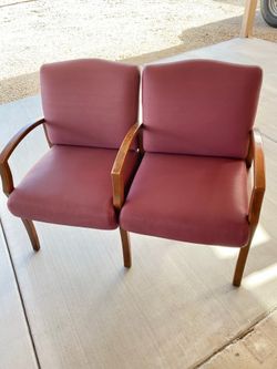 Solid Wood Double Seats Chair 44 1/2”L x 24”W For Patio, balcony or hall