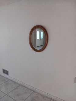 Oval mirror