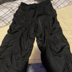 Black Rick Owen Look Alike Parachute Pants 