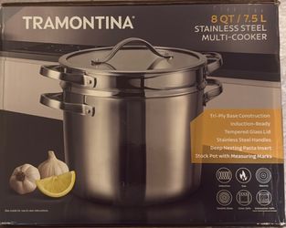 Tramontina 8 QT Stainless Steel Multi-Cooker – Brand New!