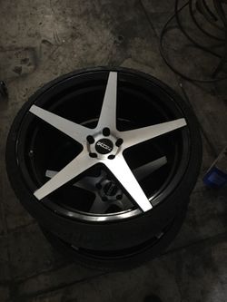 22 inch RIMS AND TIRES FOR SALE