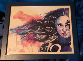 AEW Kris Statlander 11x14 Framed Art Print