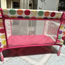 Doll playpen And Pillow/blanket
