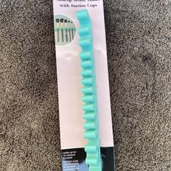 Makeup Brush Holder With Suction Cups 