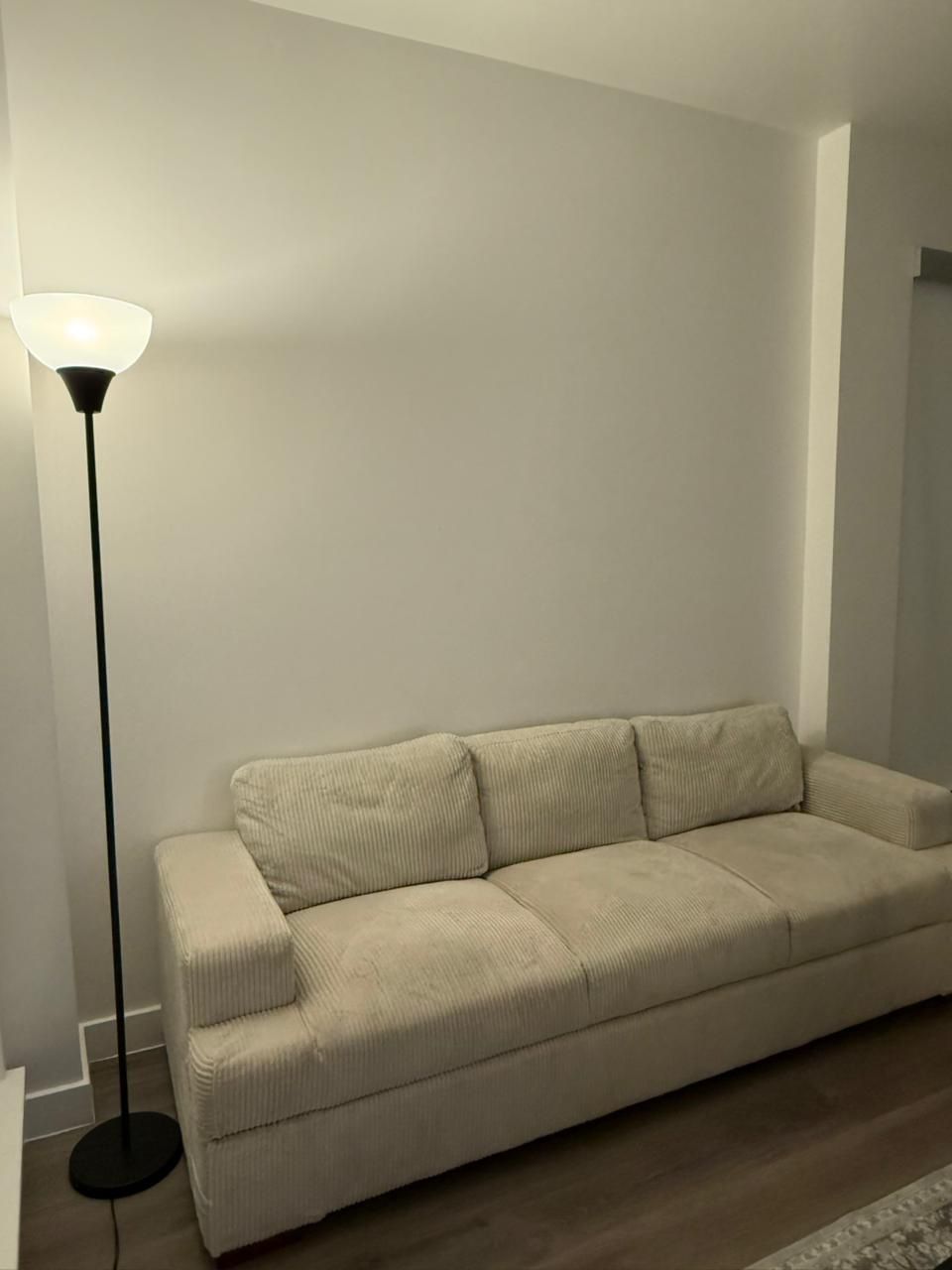 Beige 3-seater sofa – $200