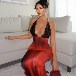 V Neck Fitted Dress