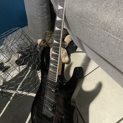 Jackson Guitar With Fender Amp