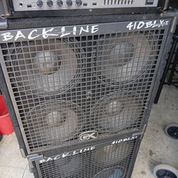 Ampeg B2R amp With ONE GK 410BLX 4x10 Speaker