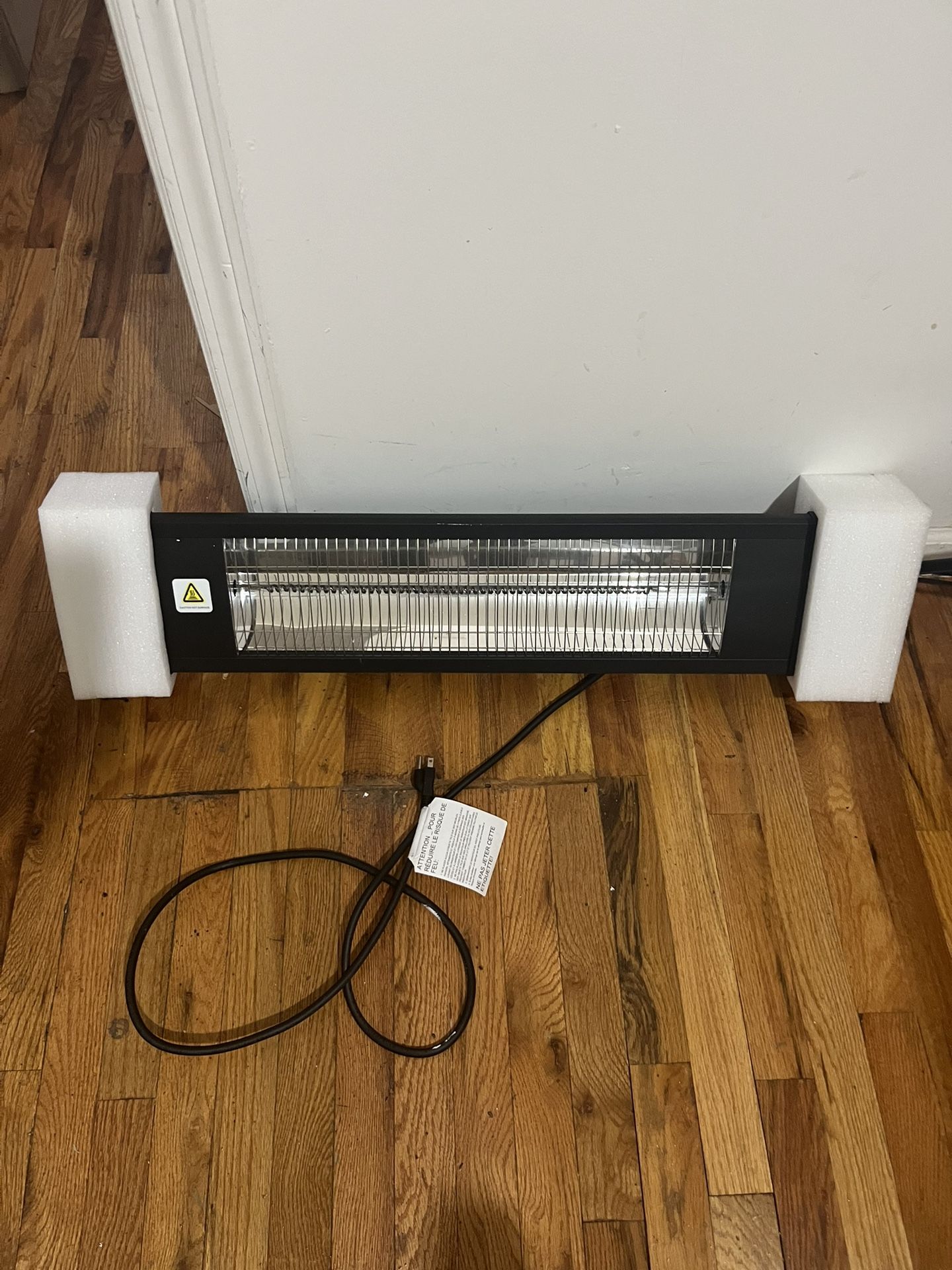Wall-Mounted Infrared Electric Heater – 1500W | New