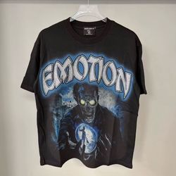 Mixed emotion black cotton t-shirt #goth #grunge Small