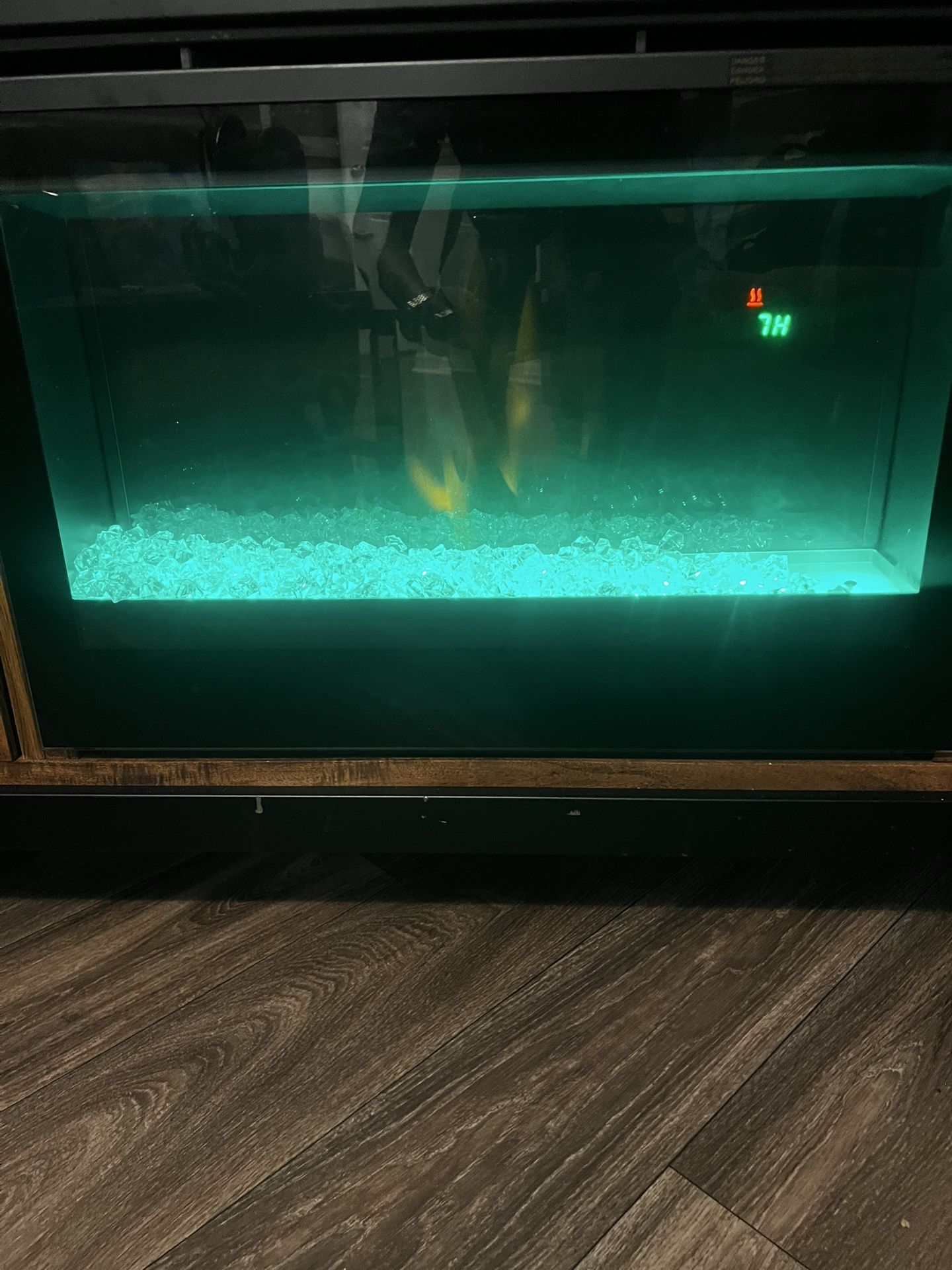 Tv Stand With Color Changing Fire Place