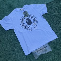 Brand New Chrome Hearts/bape  T Shirts