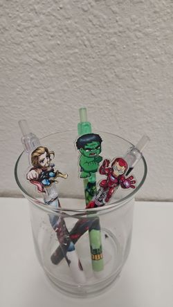Superheroes boligrafos