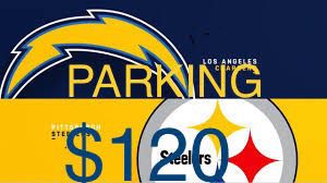 Steelers/chargers Parking Pass Sunday Night Football
