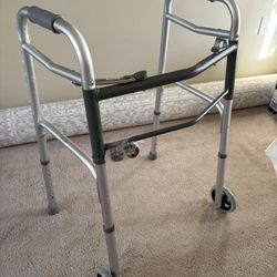 Walker With Two Wheels New 