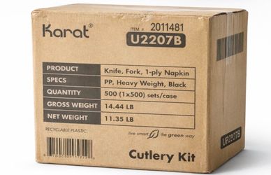 Disposable Cutlery Kits - 9 Boxes