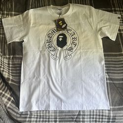 bape x chrome hearts tee