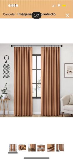 Set of 2 curtains 42x90 in