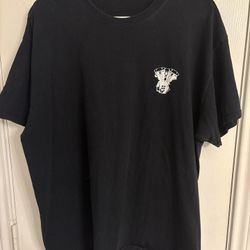 Harley Davidson T-Shirt Men's Large Black Motor Engine Flag Biker HD